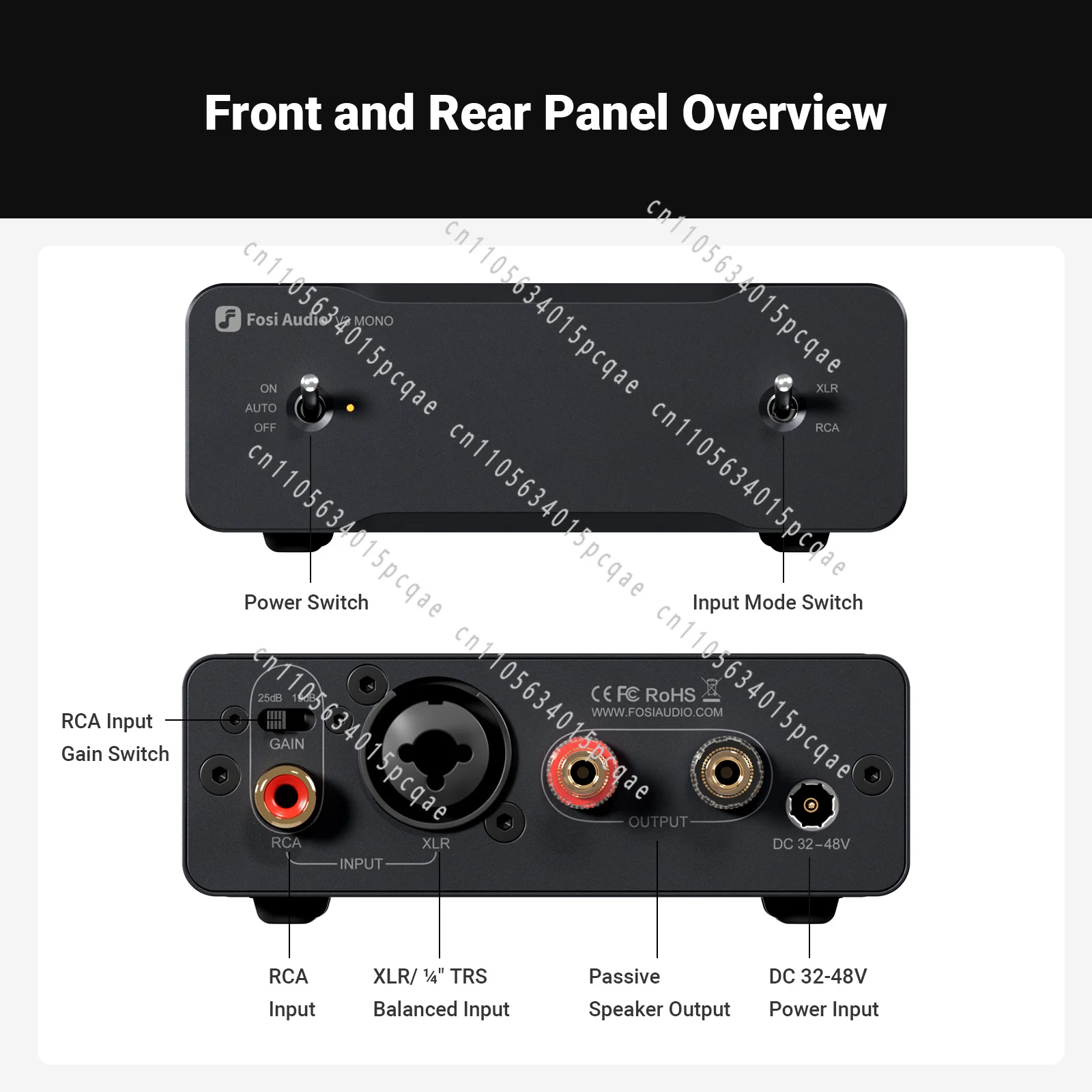 V3 Mono Stereo Power Amplifier 2/2.1/3/4/5 Channel TPA3255 Mini Amp 240W Professional Amplifier