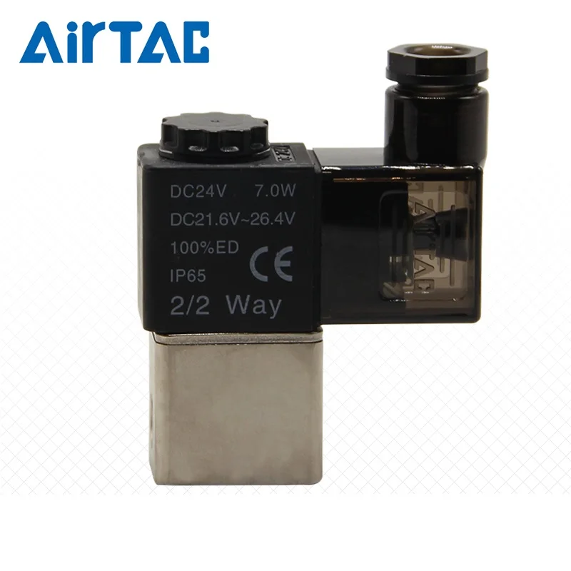 AirTac Control Component Normally Closed Fluid Valve 2V025-06/2V025-08/2V130-10/2V130-15 Normally Closed