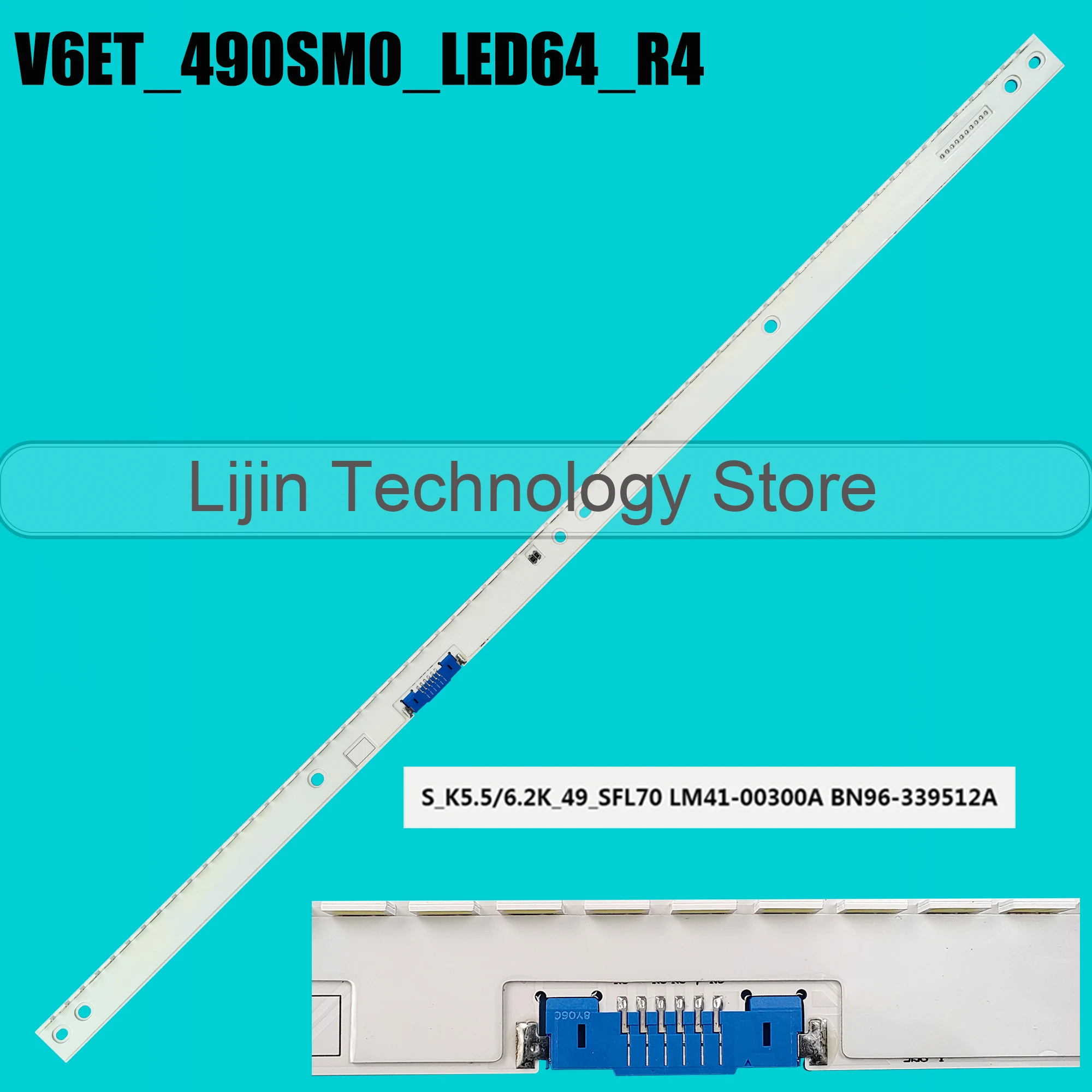 

LED Backlight Strip For 49"TV UE49K5510 UN49K6500AG BN96-39510A 39511A 39512A UE49K6400 UN49K6500 UE49M5500 UE49K6550