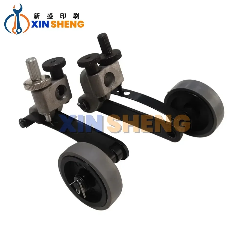 Best Quality 1 Pair Wheel Assembly R600 R700 Rubber Wheel Assembly Pressure Runner Bracket Assembly for Roland Spare Parts