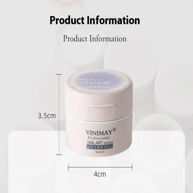 Nail Art Patting Glue Nail Polish Pat Painting Gel With Sponge Tool And Gripper Slap Nail Polish Soak Off UV LED For Manicure