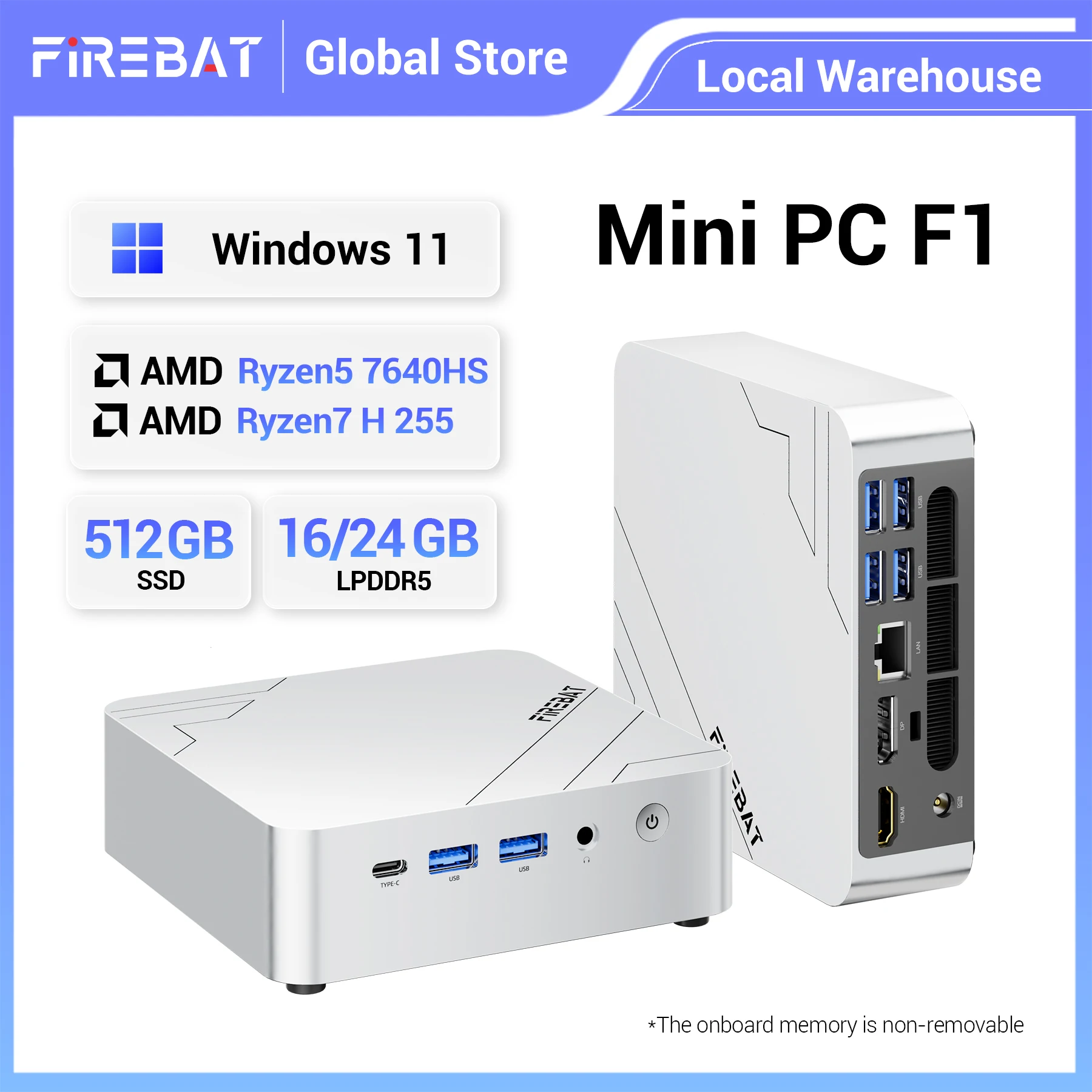 Pc Gaming Ryzen 7 - Firebat F1 미니 PC AMD Ryzen
