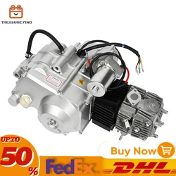 4-takt Semi-Auto Motor Motor Kit 125cc Eencilinder Luchtgekoelde Motor 4 Versnellingen Met Achteruit Voor Atv Quad Go Kart Motor