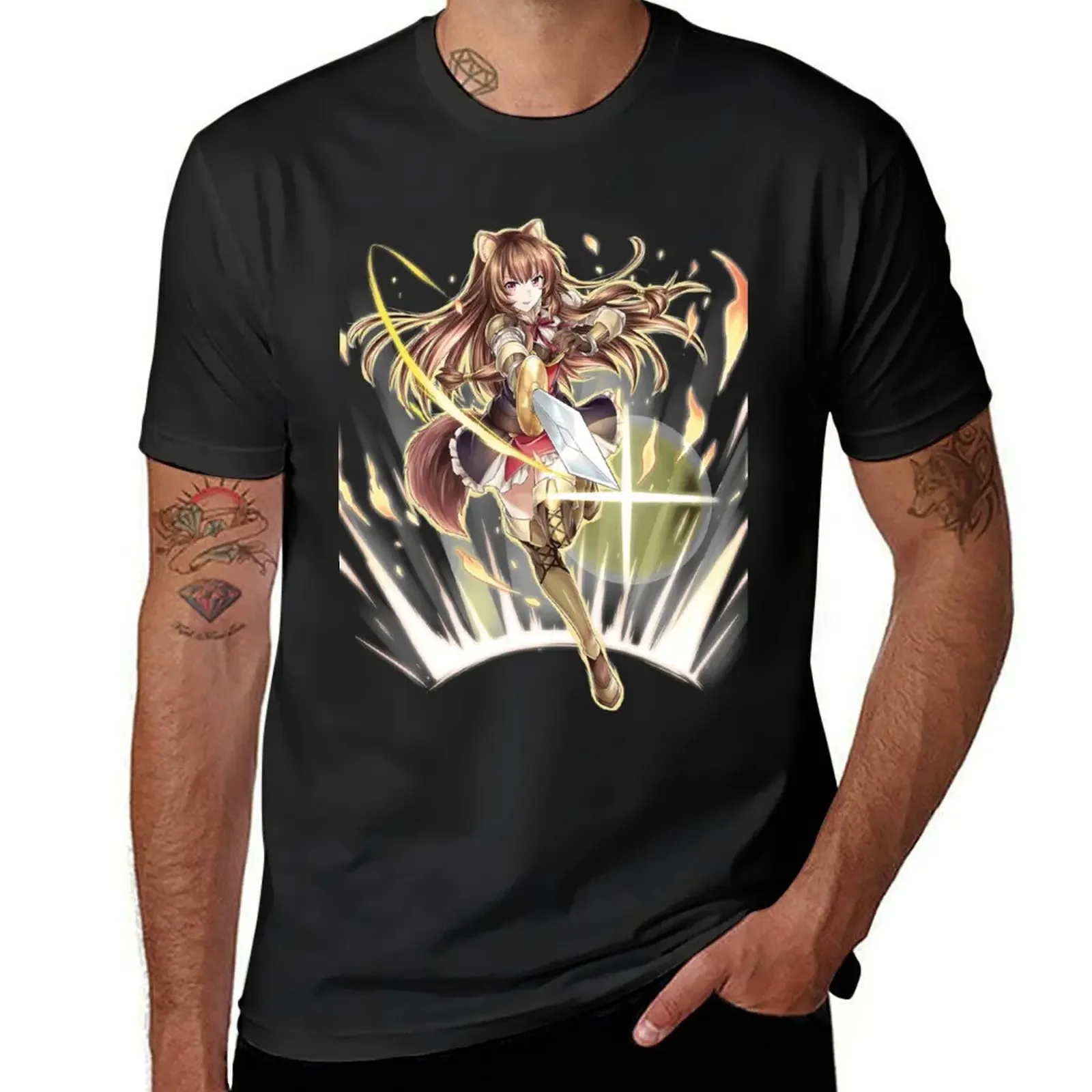 

Raphtalia Anime T-Shirt vintage t shirts plus size tops oversized men workout shirt