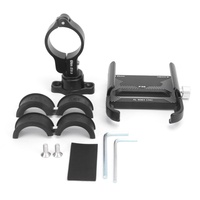 GUB P30 Aluminum Alloy Bike Mobile Phone Holder Adjustable Bicycle Cellphone Mount Bracket