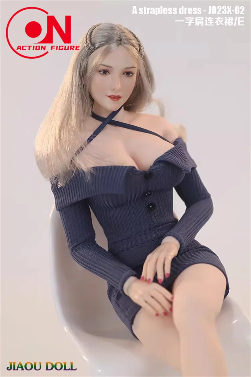 JIAOU 1/6 JO23X-02 หญิงชุดราตรีเซ็กซี่เสื้อกันหนาวเสื้อผ้ารุ่น 12 นิ้ว TBL PH Soldier Action Figure Body