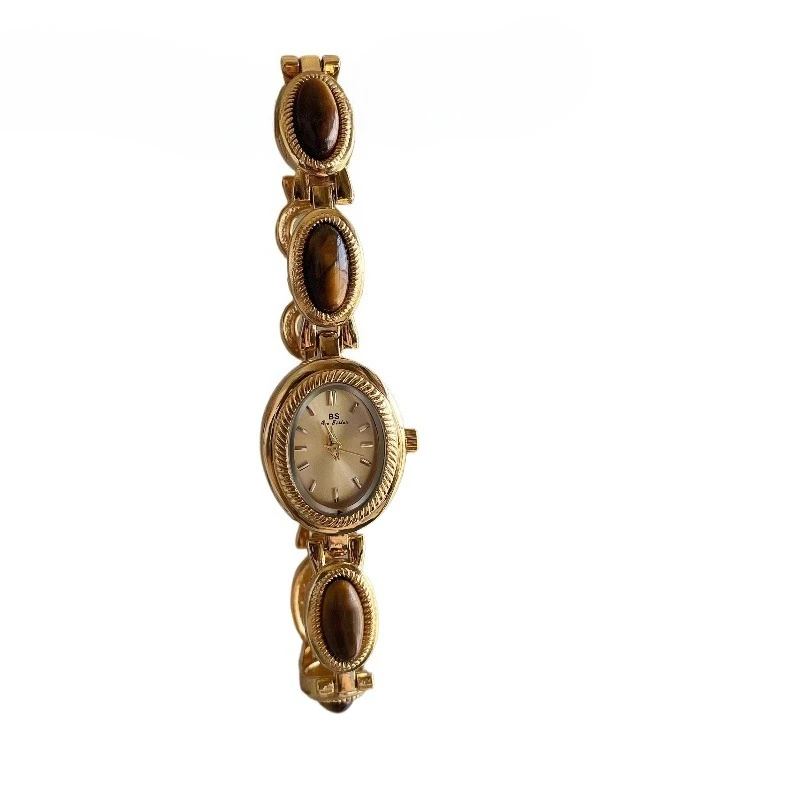 Classic Trend Ladies Watch Elegant Simple Retro 2025 Waterproof Quartz Watch Birthday Gift