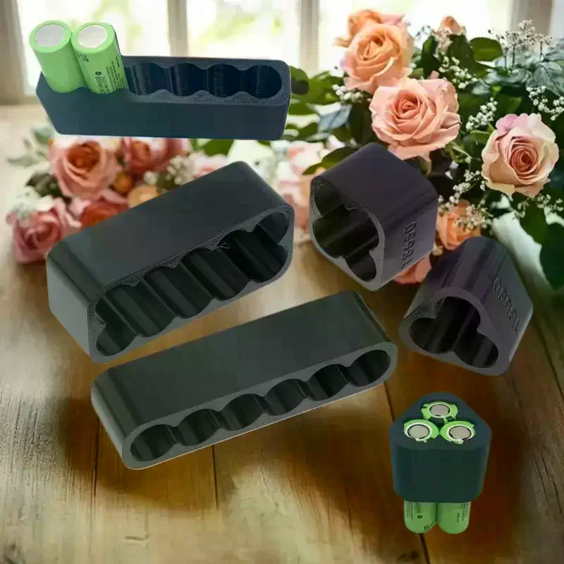 1/4Pcs 18650 Spot Welding Fixture Battery Fixed Lithium Battery Welding Fixture Spot Welding Fixed Assembly Bracket