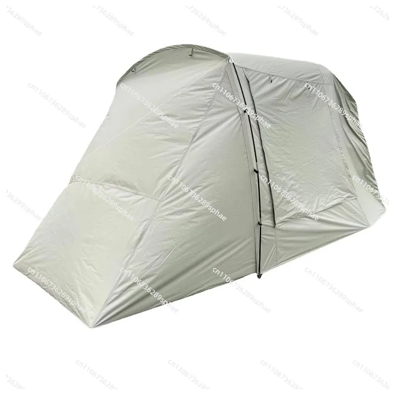 Outdoor self-driving tour camping barbecue car rear extension tent multi-person rainproof shade