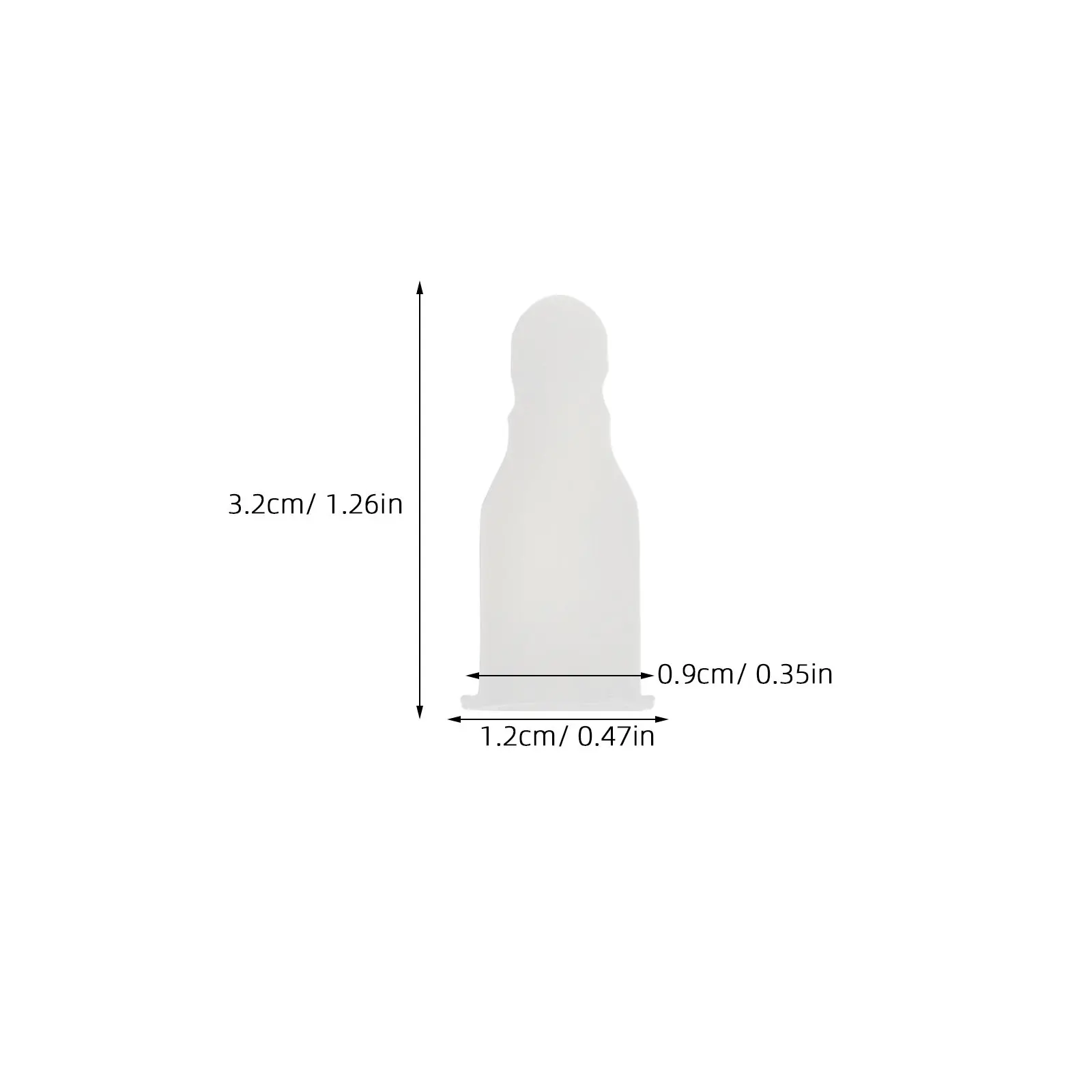 10 Pcs Replacement Umbrella Tail Beads Plastic Repairing for End Tips Kit Rainshade Frame Stick Parts