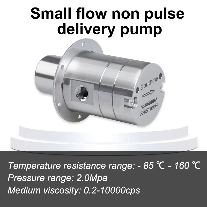 Imagem -04 - Mini Unidade Magnética Bomba de Engrenagem Alta Viscosidao Bomba de Líquido de Alta Temperatura Série ns dc 24v 120w de Alta Pressã