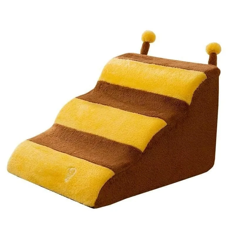 Cute Splicing Pet Stairs, Durable Non-Collapse 3D Pet Steps, Portable Moving Ramp for Dogs & Cats, Household Pet Supplies