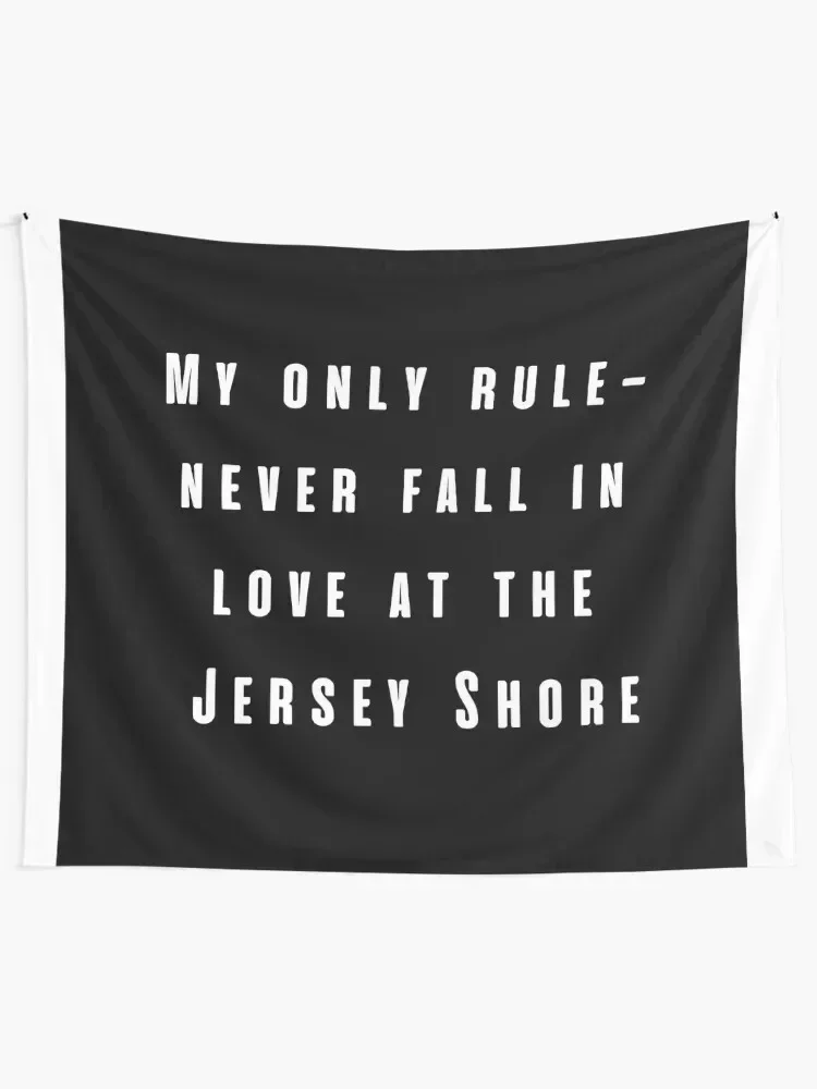 my only rule- never fall in love at the jersey shore Tapestry Room Design Mushroom Tapestry