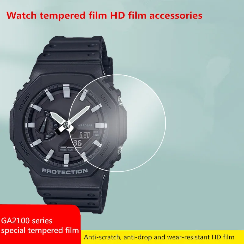 

Watch dial protective film accessories for Casio G-SHOCK GA-2100 ga2100 tempered film HD film protective film accessories Glass