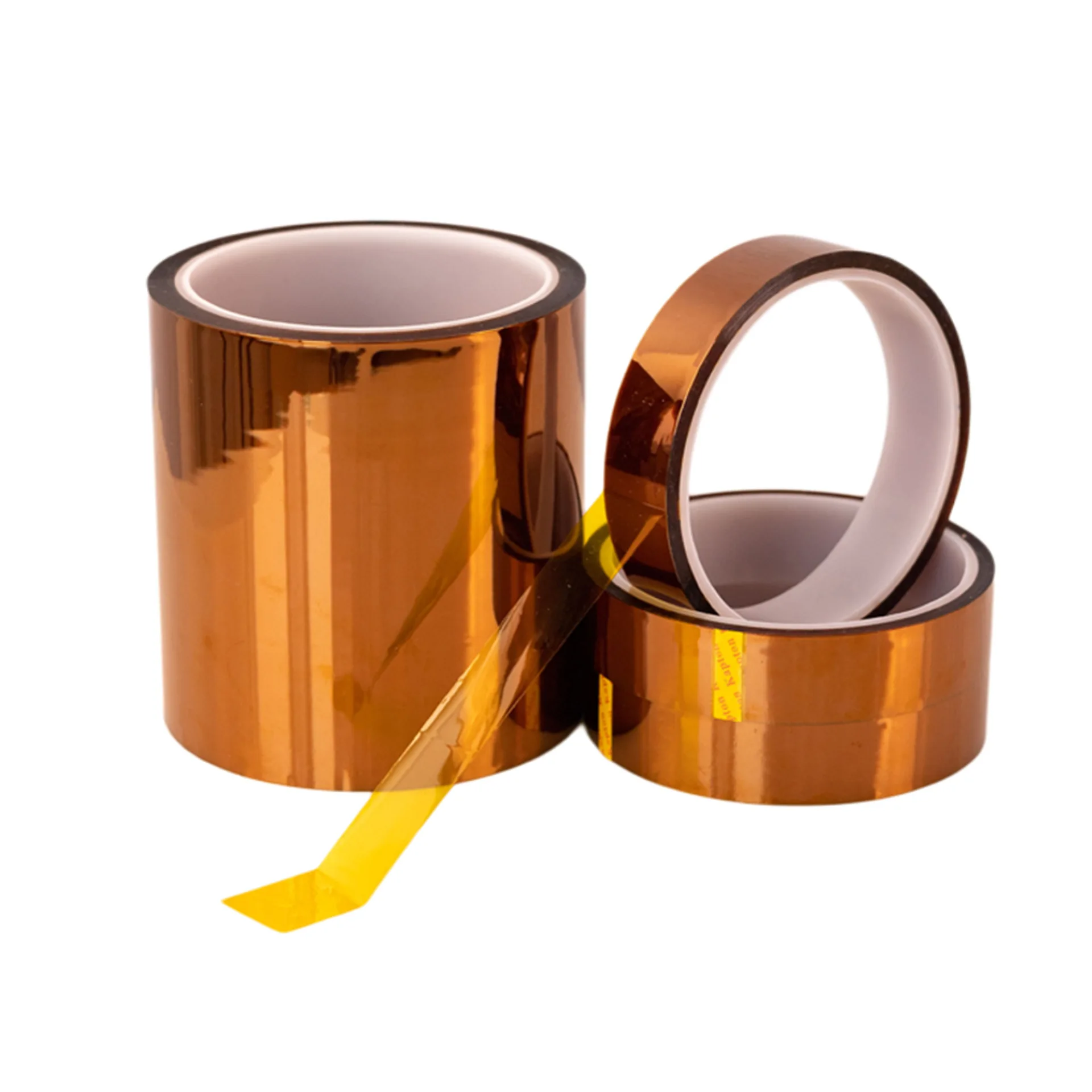 Polyimide Adhesive Tape High Temperature Resistant Heat Shrinkage Freezing Proof Wholesale Kapton Tape for PCB Board Protection