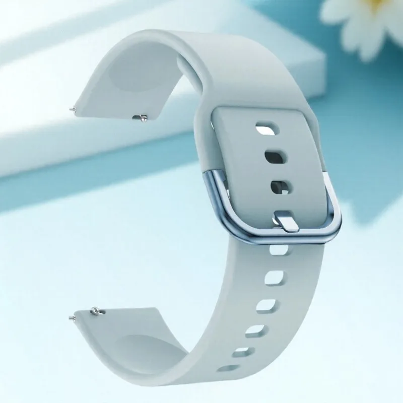 20 ミリメートルシリコンストラップ Samsung Galaxy Watch 7/FE/5/4 6 クラシック交換バンド Huawei 社腕時計 GT2 42 ミリメートル/Amazfit GTS ブレスレット