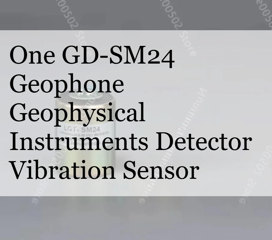 

Геофизический детектор-геофон GD-SM24: Вибрационный датчик для геофизических исследований