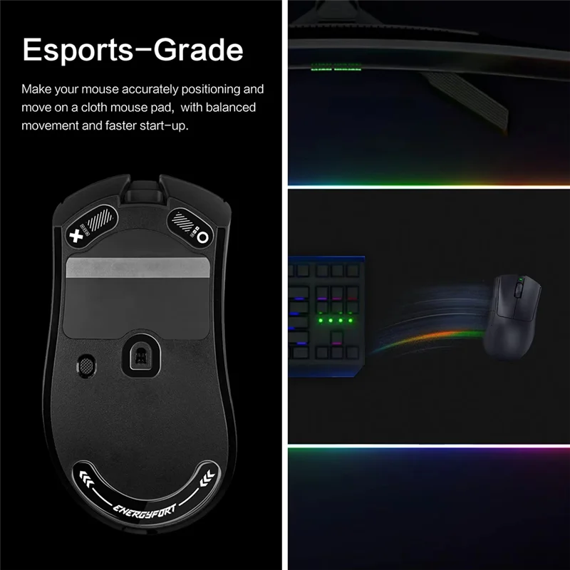 Replacement Mouse Skates For Razer Deathadder V3 Pro Feet For Enhanced Glide & Precision In Gaming