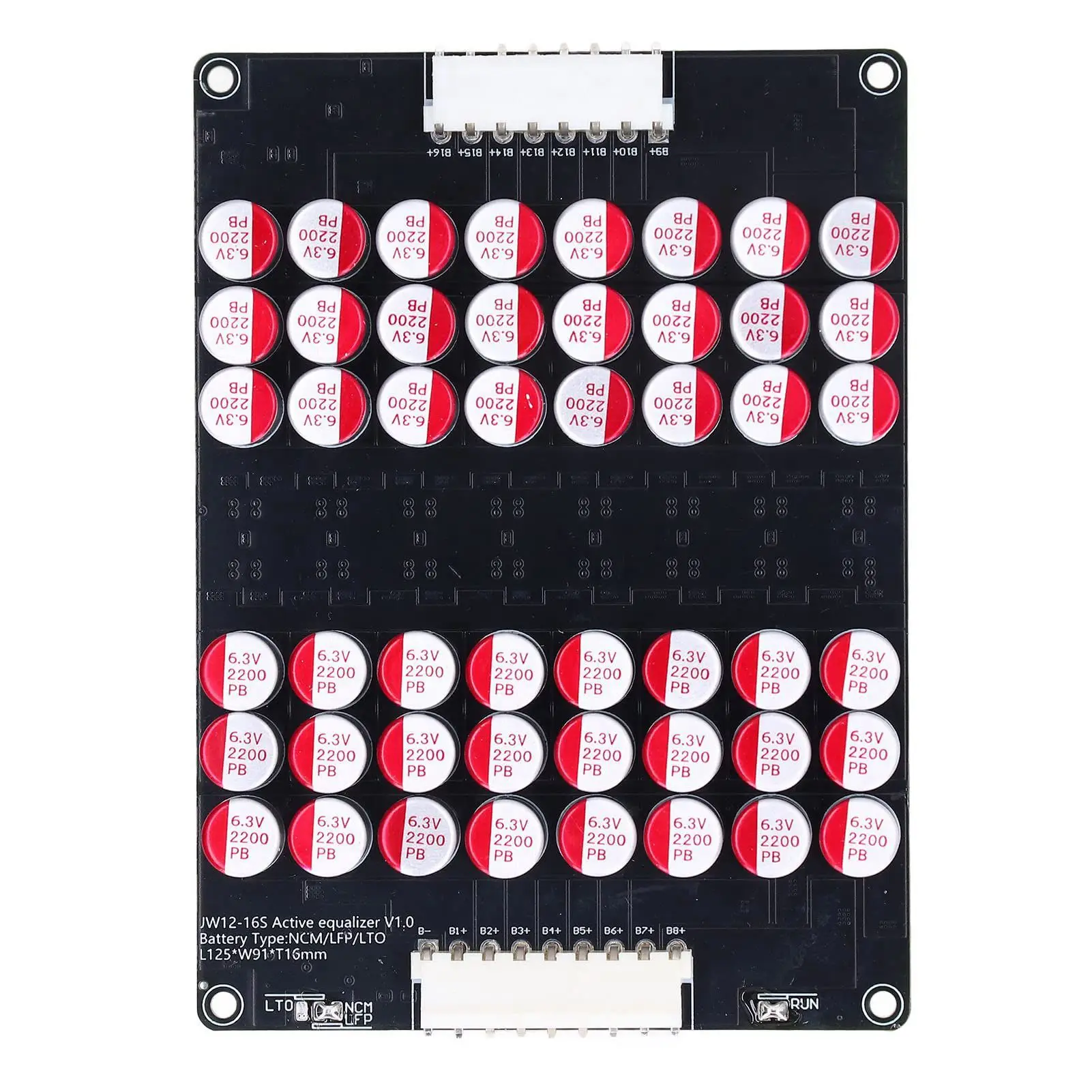 12-16S Whole Group Balancer Active BMS Board Lithium Lipo Lifepo4 Battery Equalizer Energy Transfer Capacitor