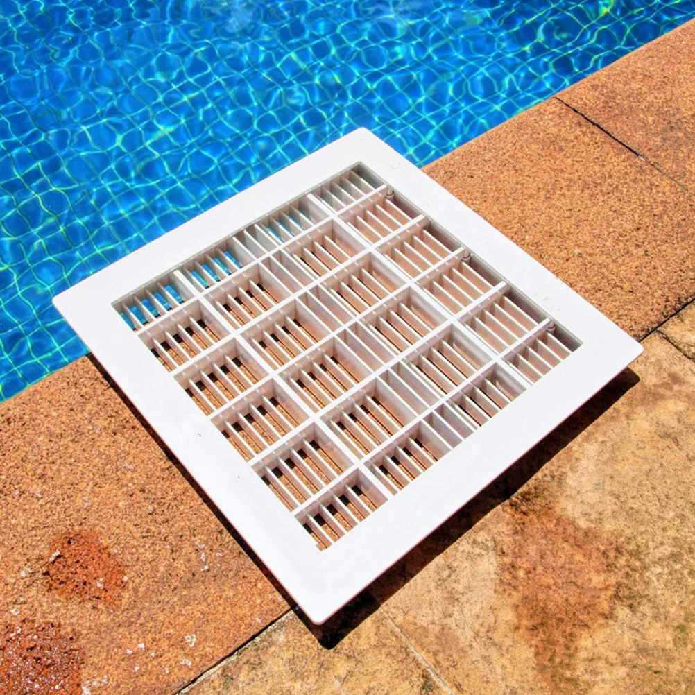 

9 Inch Square Main Drainer for Swimming Pool Floor Efficient Bottom Drain System Outdoor Pool Accessory Spa Pond Water Park