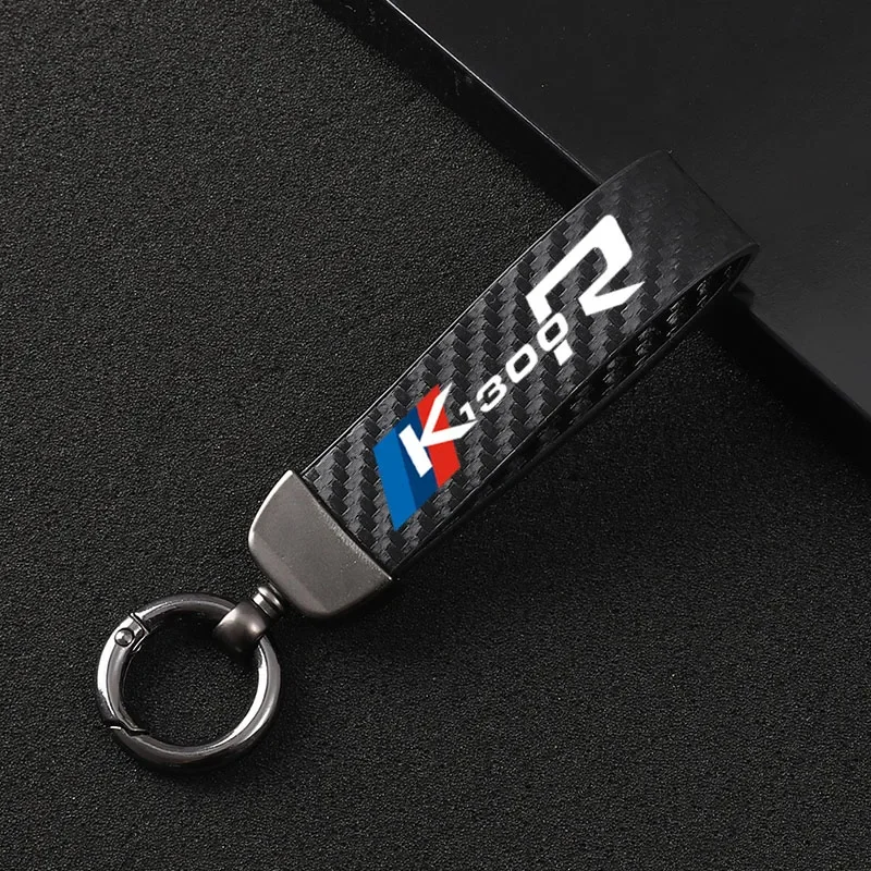 High-Grade Leather Motorcycle keychain Horseshoe Buckle Jewelry for BMW K1300R K1300 R Motorcycle Accessories