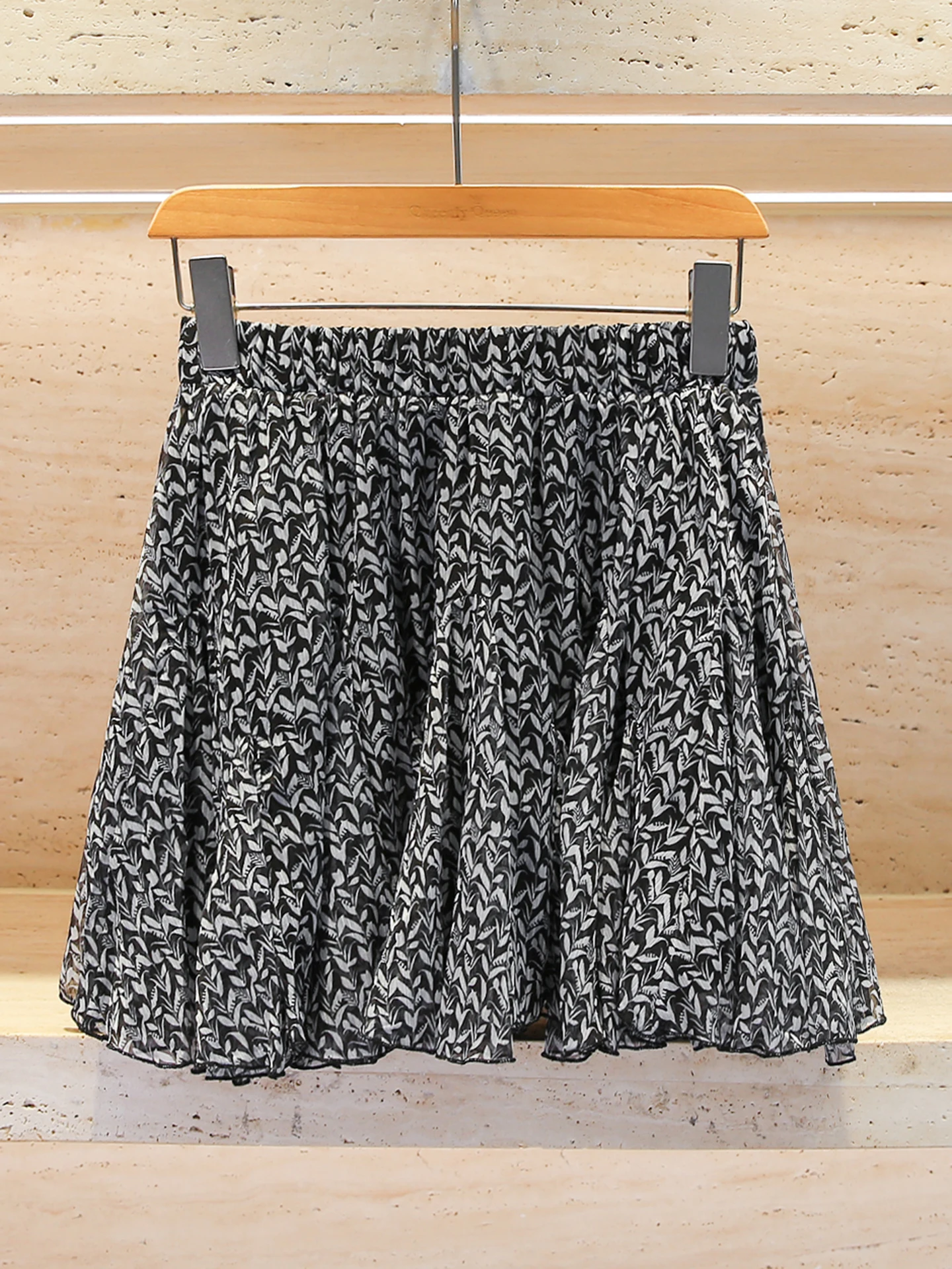 

High Waist Floral Print Skirt Women's Faionable Casual Versatile Autumn 2025 f-length A-Line Skirt Commute Sle