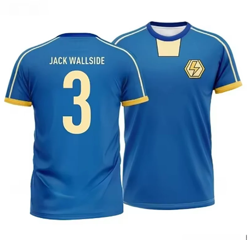 Kaio Jersey Anime Inazuma Eleven Role Playing T-shirt 3D Print Football Team Training Uniforms Men Women Sports Soccer Tops﻿﻿