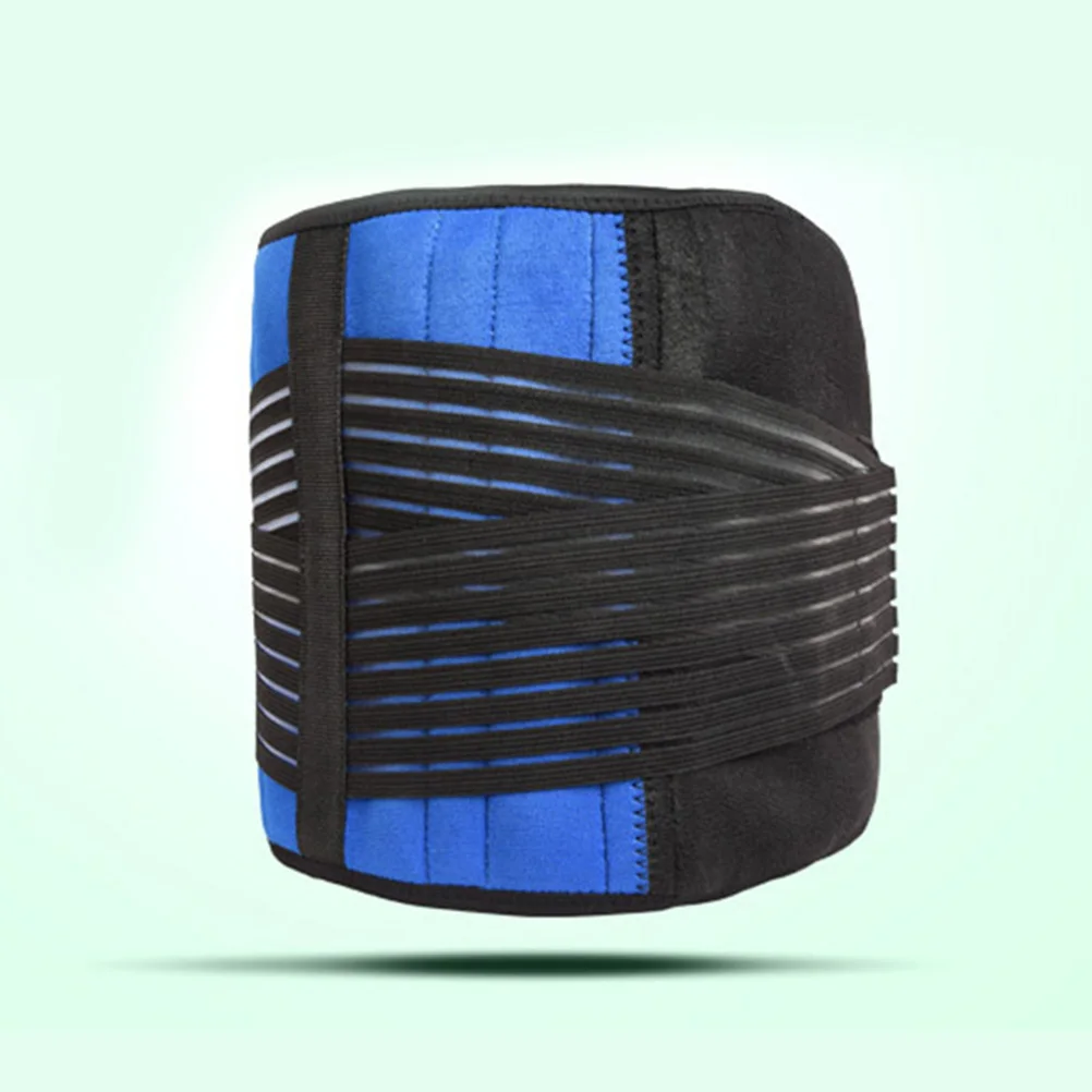 

Fitness Lumbar Support Belt Adjustable Breathable Elastic Back Brace Strap Xl Size For Men Women Waist Support Gear