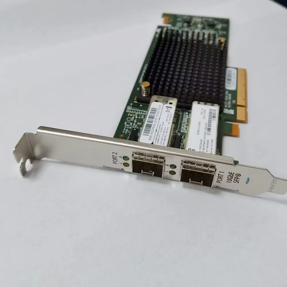 TT ل HP 518001-001 516937-B21 MNPH29D-XTR ConnectX-2 ثنائي المنفذ 2x SFP + شبكة onic 10 جيجابايت PCI-e x8 شحن سريع