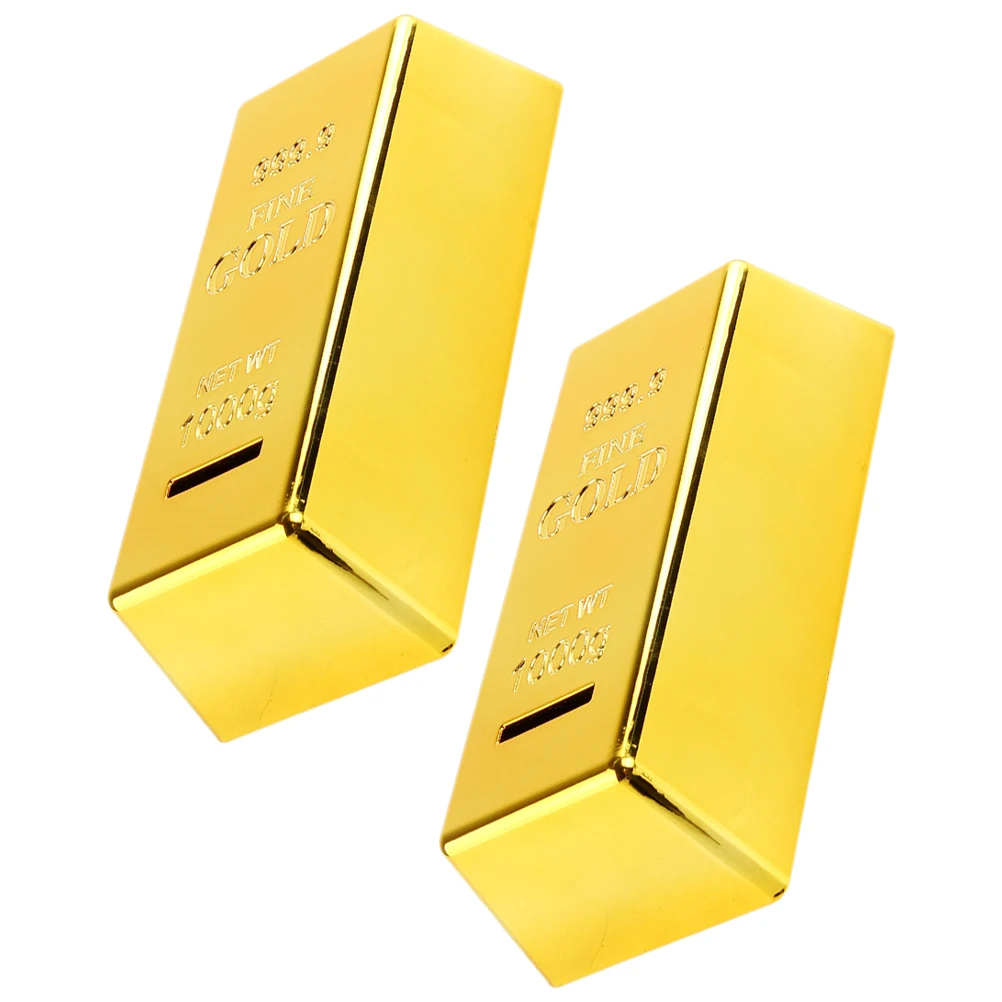 

2 pcs PVCKids Kids Bank Saving Money Bar Bank Children Saving Money Box Box for Home Storage Collection