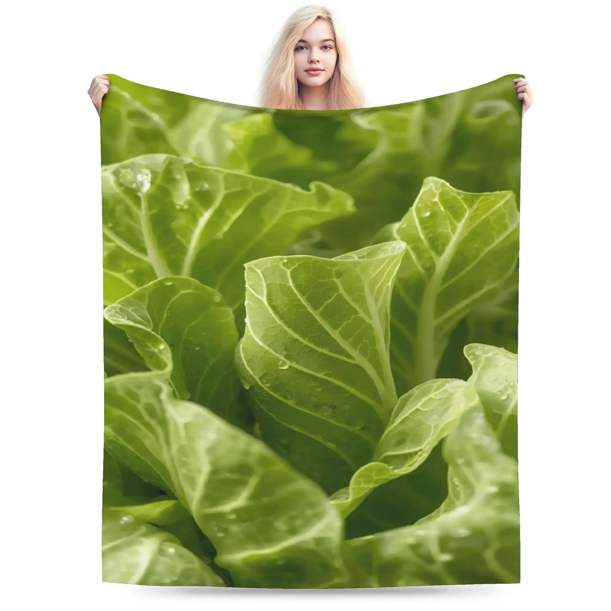 Cabbage  Merch Blanket Super Soft Fleece  Throw Blanket Cozy Quilt