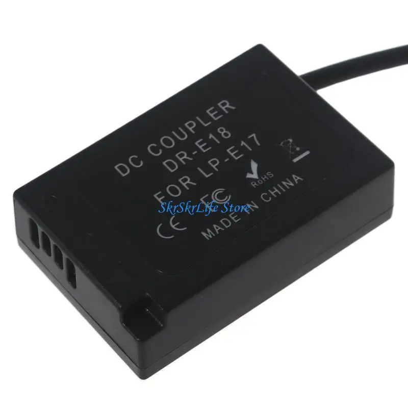 E65E ACK-E18 AC Adapter DR-E18 for DC Coupler LP-E17 Battery for Rebel T6i T6s T7i SL3 750D
