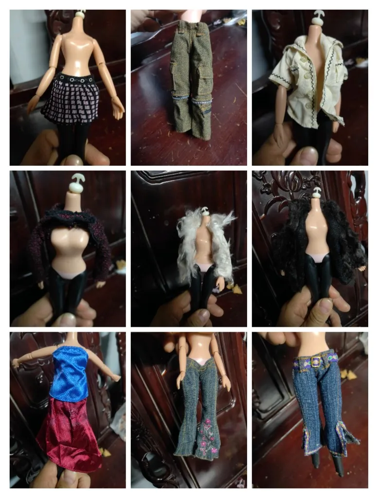 8bo original monsters high school clothes pants skirt winxs club without body DIY Doll  mengmeng girl Doll House Children Gifts