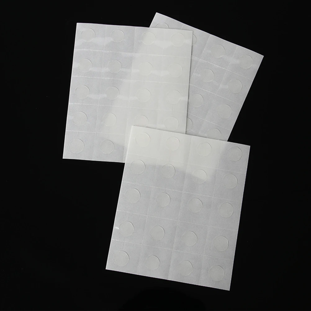 

60 Sheets Balloon Adhesive Dots Clear Round Stickers Double Sided No Traces Removable Sticky Tape Craft Diy Decorations