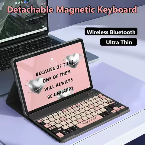 for Lenovo Xiaoxin Pad Pro 12.7 Inch 2025 2nd Gen P12 12.7 M10 Plus 3rd 10.6 P11 Pro 11.2 2022 Pro 11.5 Bluetooth Keyboard Case