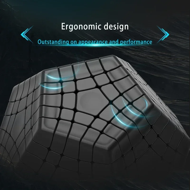 Diansheng Megaminx 34579 Cube magique Gigaminx magnétique sans colle 3x3 4x4 5x5 7x7 9x9 dodécaèdre Profession vitesse Puzzle jouets