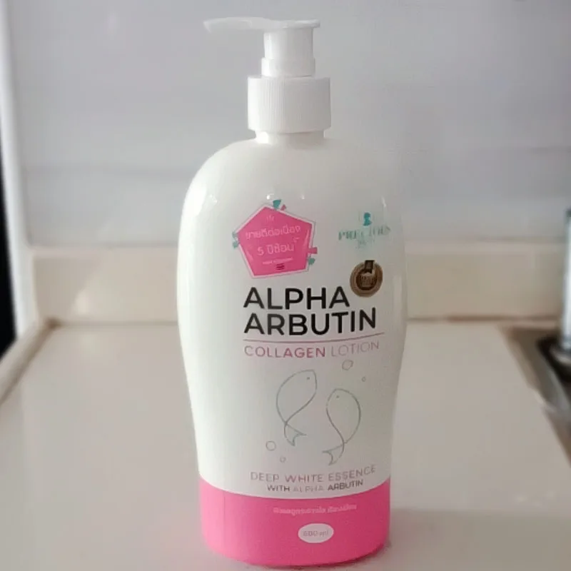 Alpha Arbutin Collagen White Body Skin Lightening Deep Clear Nourish Fade Skin Blemishes Smooth And Bright Skin 500ml