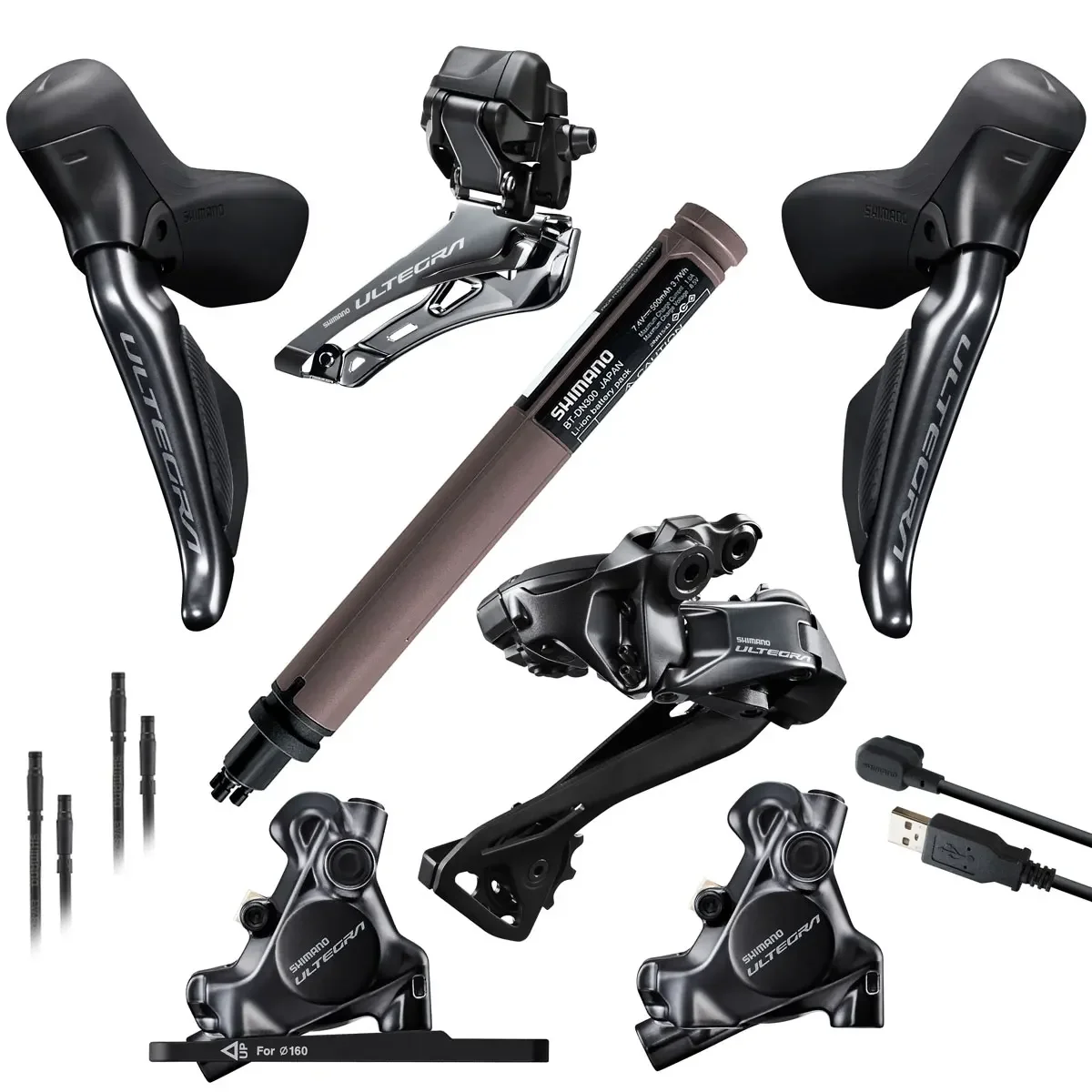 

Customized Shima Ultegra Di2 R8100 Upgrade Kit - 2x12-speed Groupset