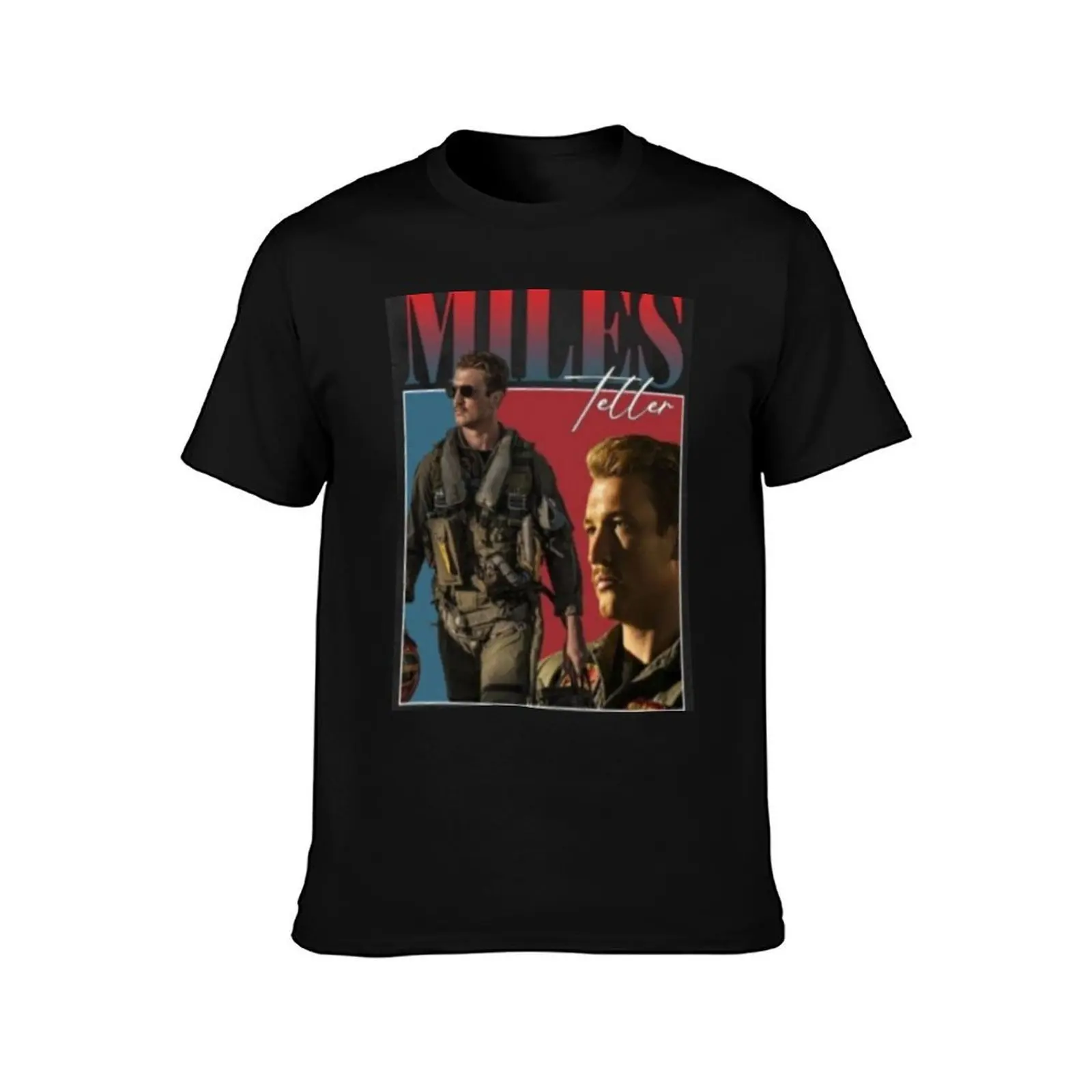 miles teller T-Shirt anime t shirts oversize T-Shirt