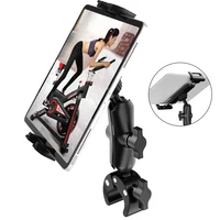 Soporte para tableta, abrazadera de montaje para manillar de bicicleta para cinta de correr, motocicleta, bicicleta giratoria, cochecito para iPad Pro 12,9, Air, Mini, 4-13""