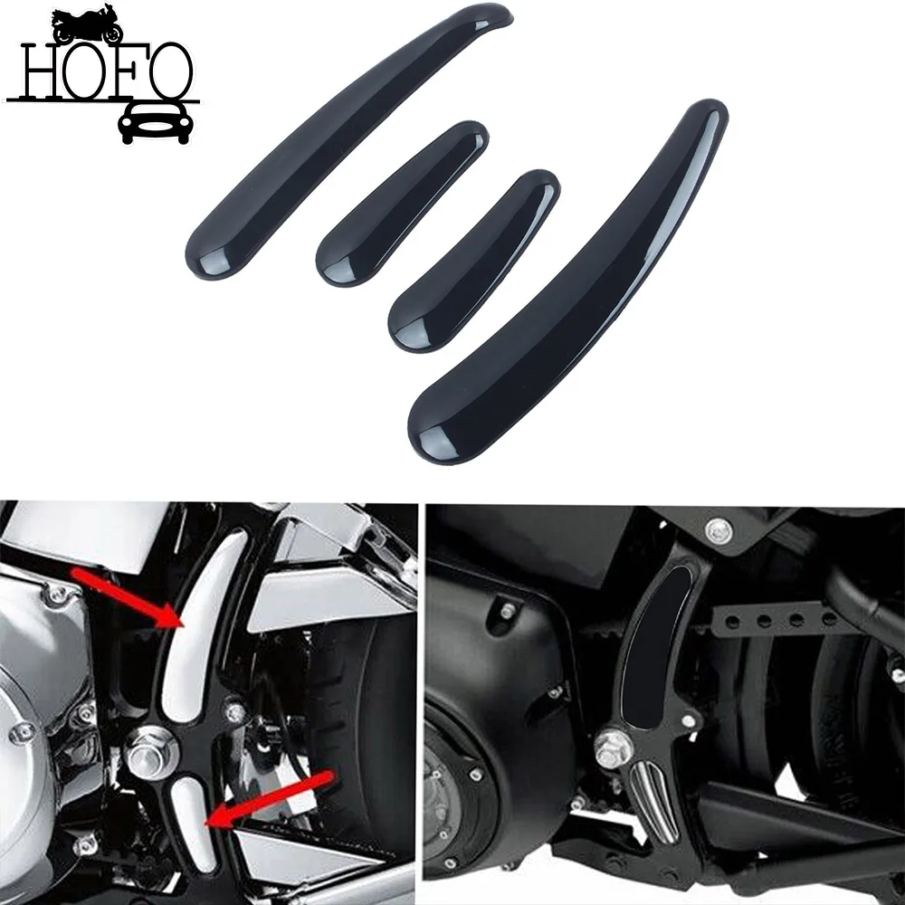 

4Pcs/Set Motorcycle Curved Swingarm Frame Inserts Kit For Harley Softail FLS FLSTN FXSTC Deluxe FLSTNSE 2008-UP