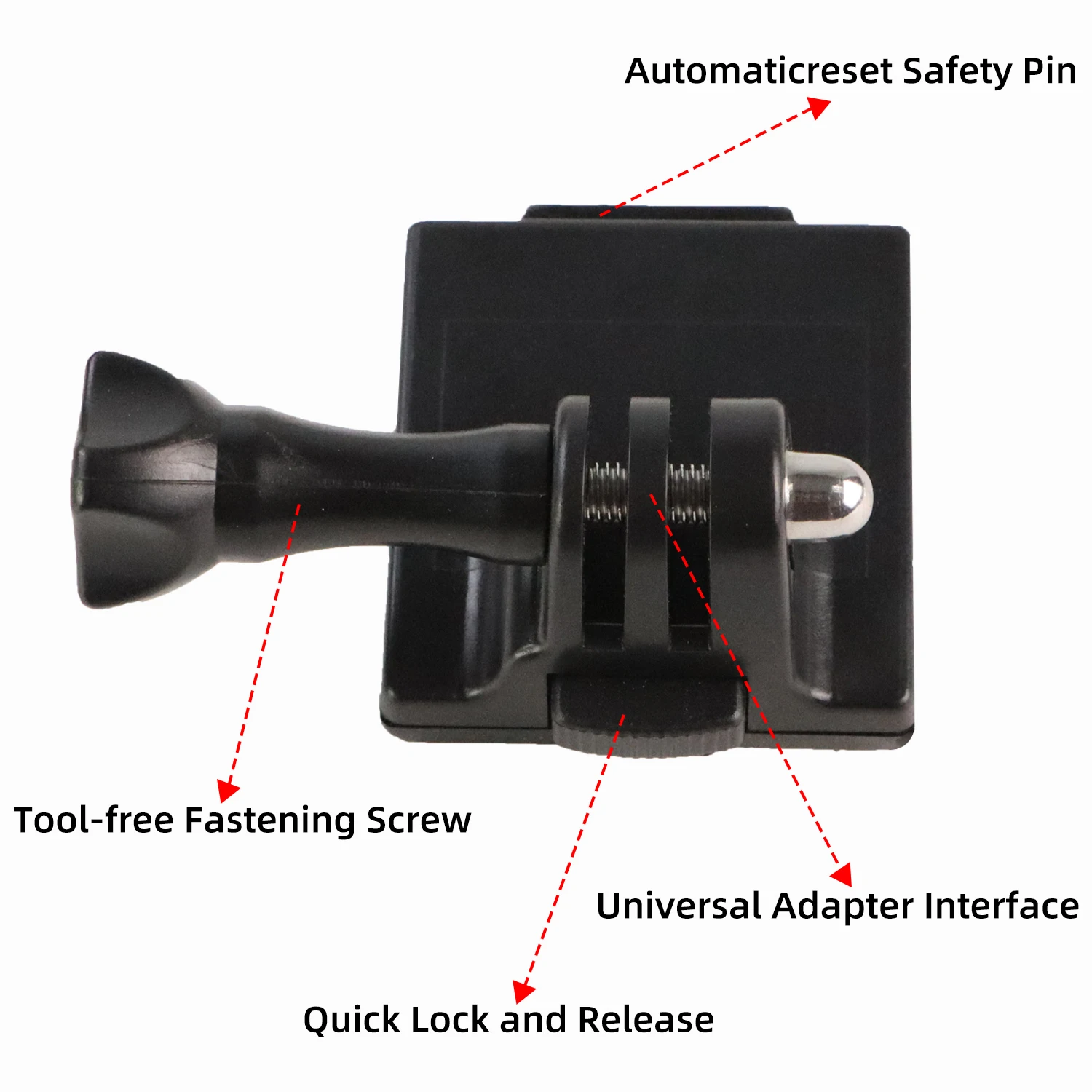 BOOIU-GoPro Hero Action Camera, Tactical Helmet Mount Acessórios, NVG Camera Mount, Compatível, Rápido, MICH, NVG Helmet Fixação Bracket