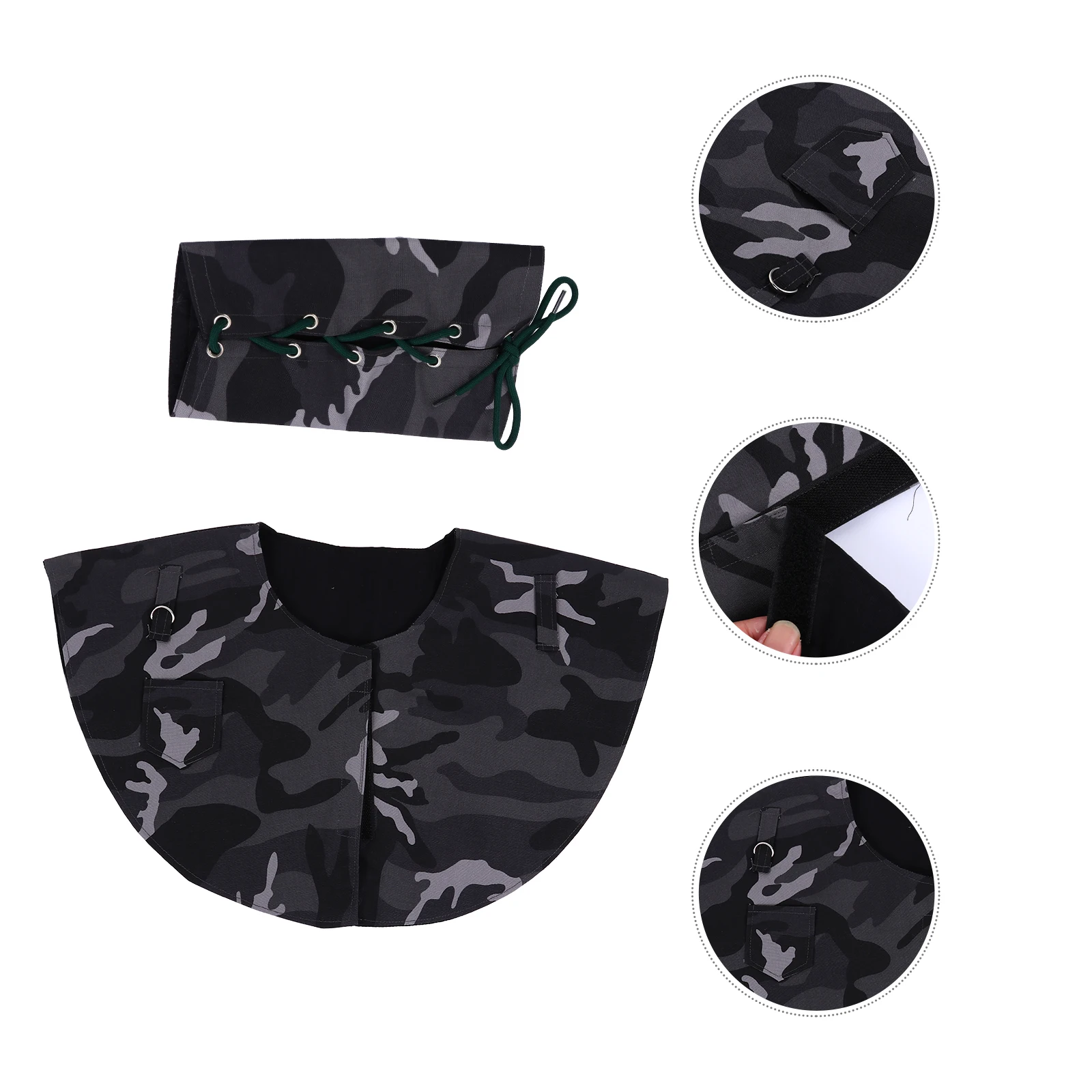 

2pcs Pet Shoulder Guard Arm Set Thick Cloth Bird Pads Parrot Diaper Shawl for Parrots Accessories Veterinarians Kennel Workers