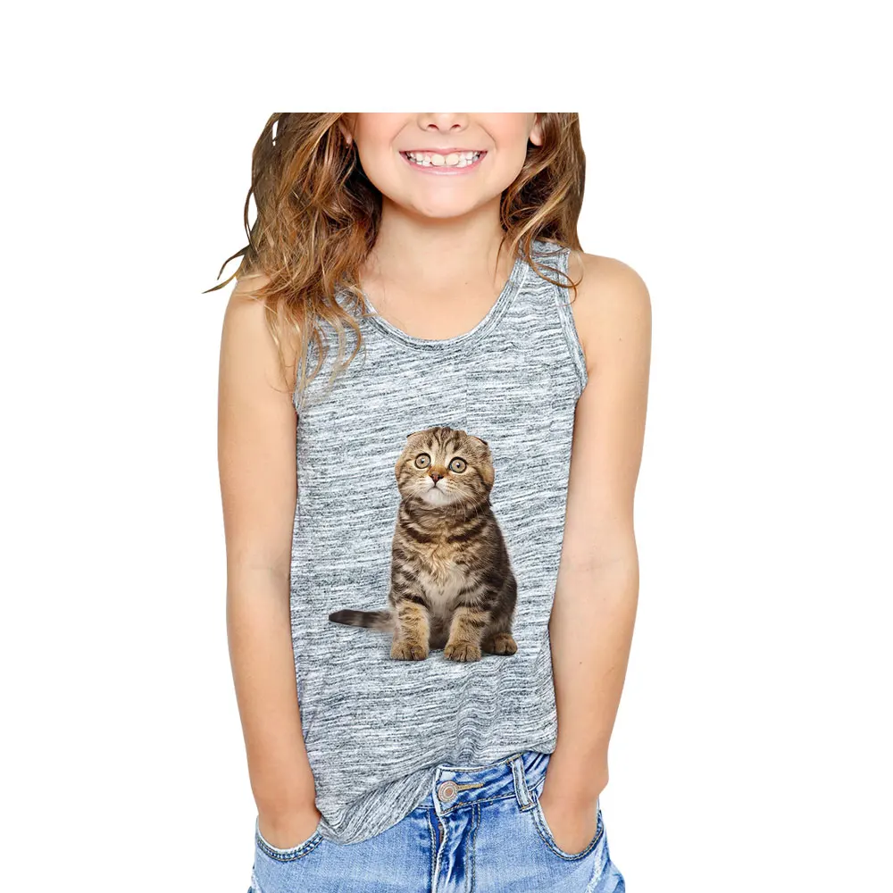 Animal Cats Dogs Iron On Transfer Patches For Clothing DIY A-levels Heat Transfer Stickers On T-shirt Hoodies Patch On Clothes