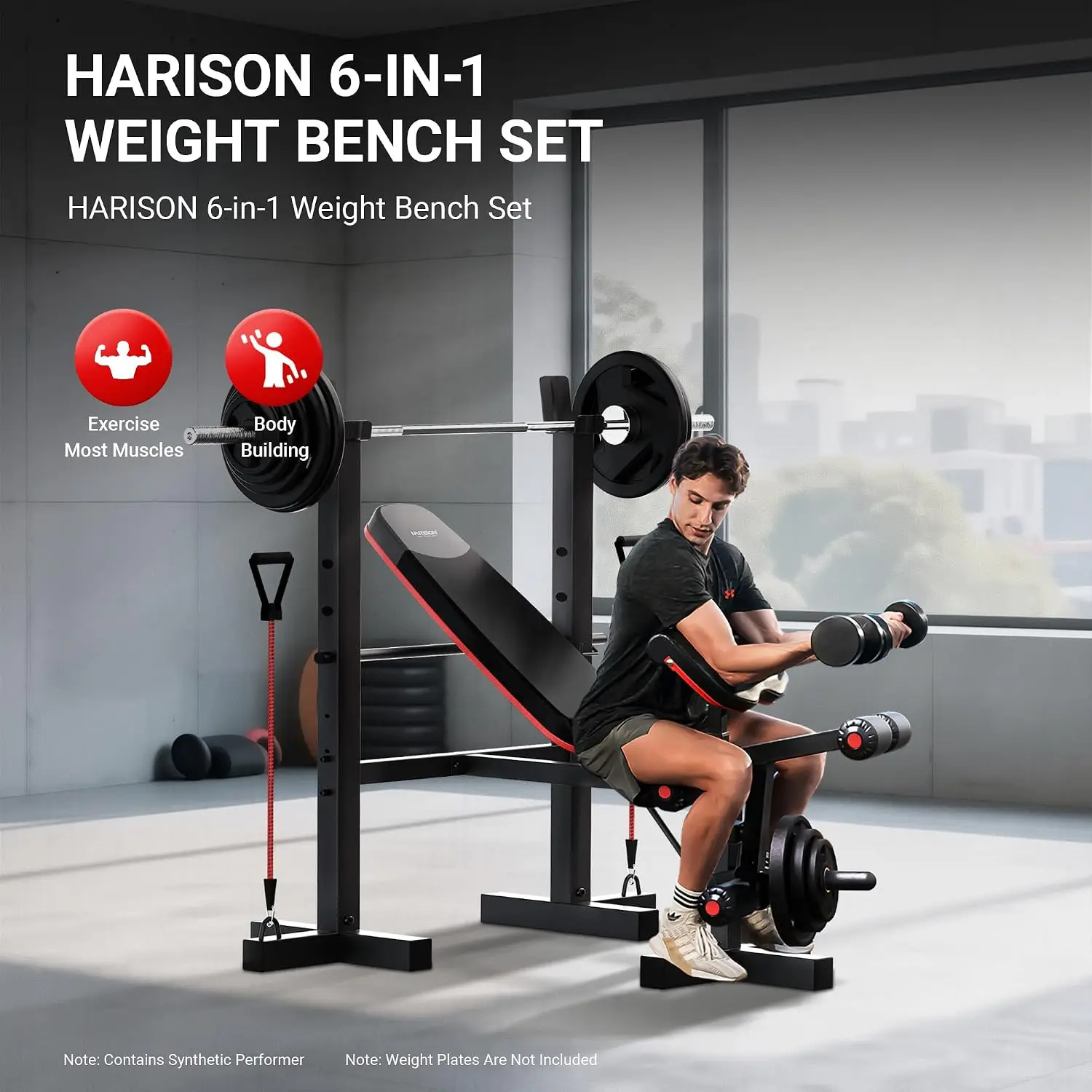 Workout Station Squat Rack Bench Press