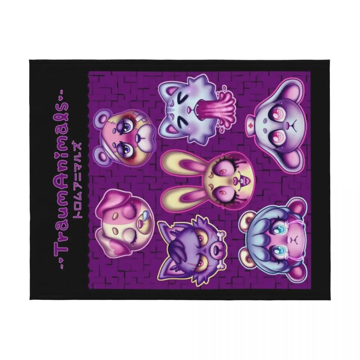 TraumAnimals رمي بطانية الأربعاء الفاخرة رمي الشعر الشتاء أسرة البطانيات #2