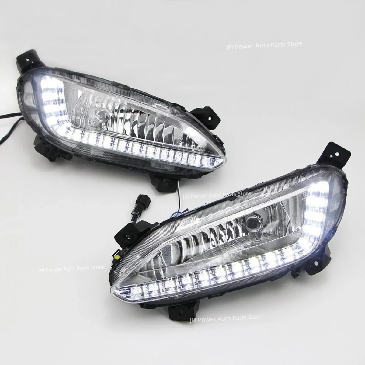 Fit for Hyundai Santa Fe/IX45 2014-2015 Modification pecialized LED Daytime running light Front fog light Turn signal Auto parts