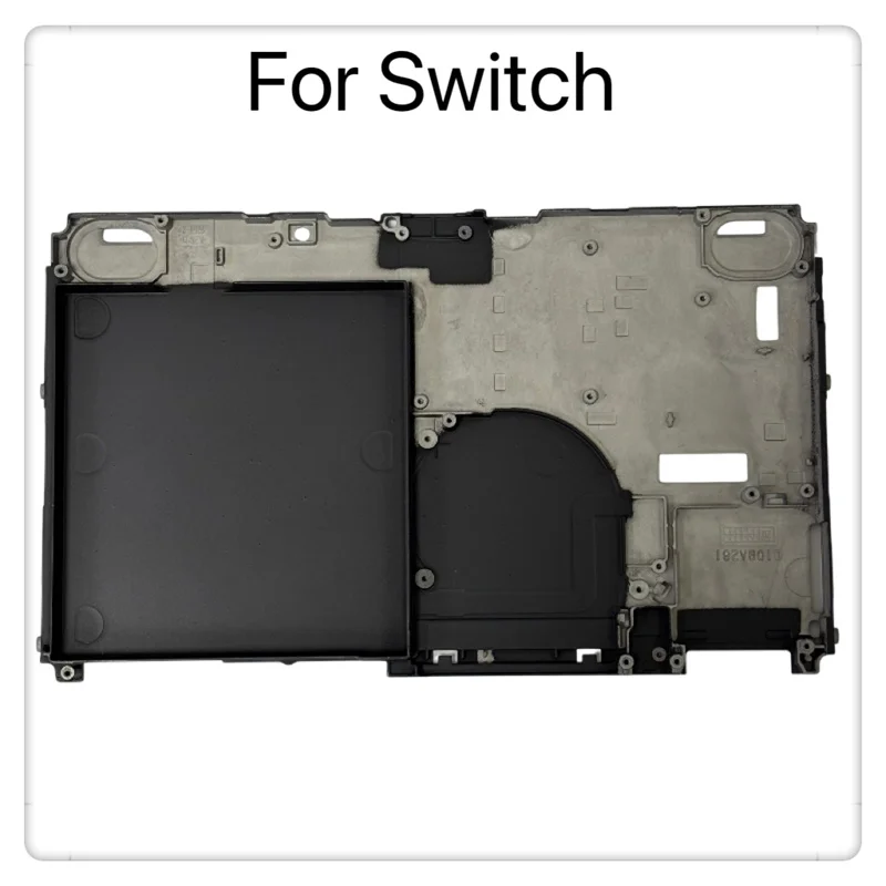 الإطار الأمامي غطاء معدني متوسط لنينتندو سويتش NS سويتش لعبة وحدة التحكم حامل البطارية غطاء تبديد الحرارة
