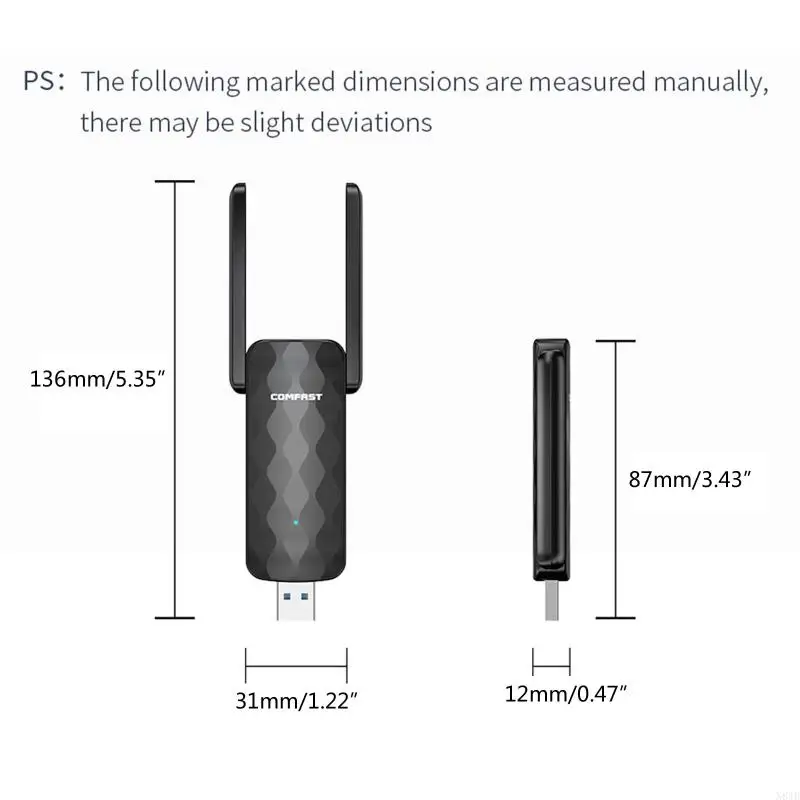 N84B CF-822AC Беспроводная сетевая карта настольная карта настольная компьютер встроенная адаптерная карта Wi-Fi 650 Мбит/с ГГц