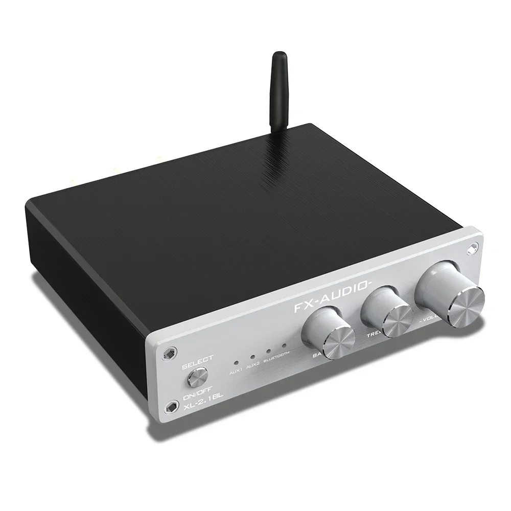 XL-2.1BL Amplificador BT 5.0 2.1 CH Amplifier Audio 50Wx2 Home Theater Stereo Amp DIY Power Speaker Amplifier
